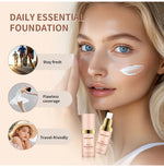Color Changing Foundation 4 in 1 Moisturizing SPF 30+ Hydrating Color Longwearing Waterproof Travel Coverage Makeup Base