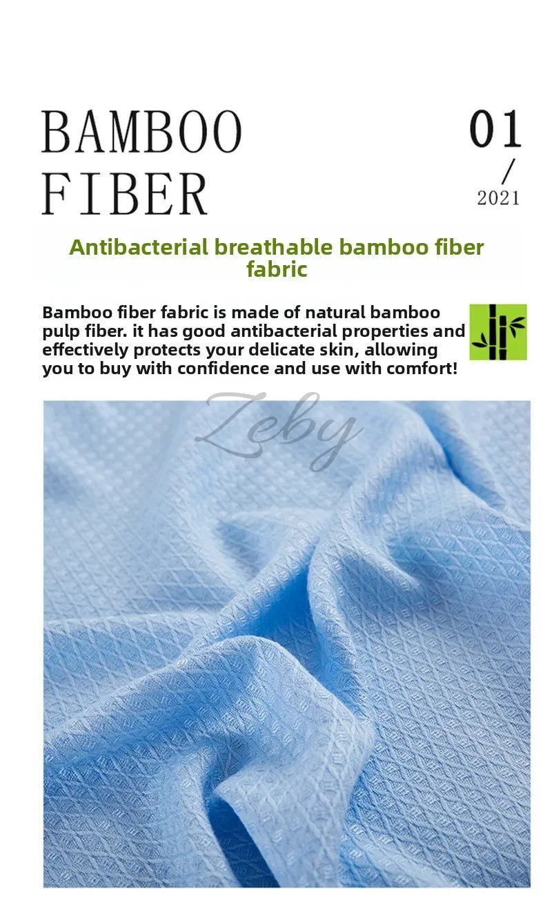 100% Bamboo Fiber Air Condition Quilt Thin Diamond Grid Lightweight Breathable Summer Blanket Soft Skin-friendly Summer Duvet