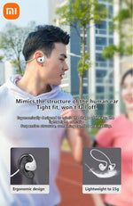 Xiaomi Wireless Bluetooth 5.3 Headphones Bone Conduction Waterproof Headset Stereo Over-Ear Sports Earphones Earbuds with Mic