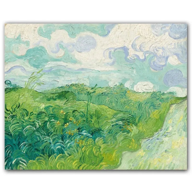 HD Print Van Gogh Masterpiece Poster Abstract Garden Almond Blossoms Starry Night Canvas Painting Wall Picture Room Home Decor