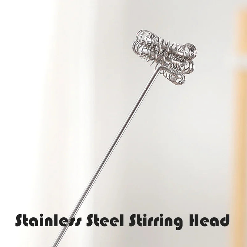 Milk Frother Handheld Cappuccino Maker Coffee Foamer Egg Beater Chocolate Stirrer Mini Portable Food Blender Kitchen Whisk Tool