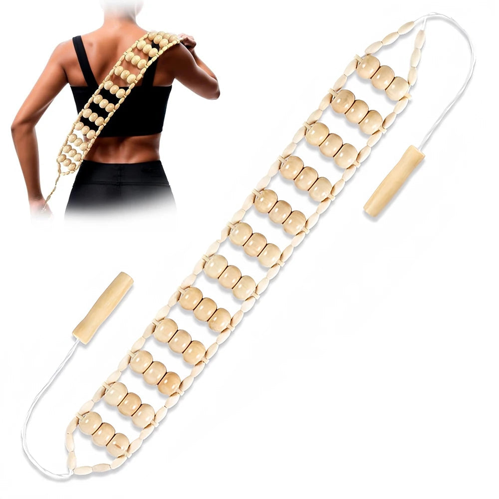 Wooden Massage Tools for Lymphatic Drainage, Anti-Cellulite Body Shaping, Gua Sha, and Sore Muscle Relief
