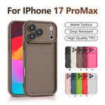 For iPhone 17 Pro Max Case 17Pro Cover Shockproof Matte Texture Drop-Resistant Case For iPhone17 Air