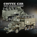 WW2 Classic Anti-tank Gun Building Blocks Army Weapon Toys Military Armored Cars MOC Bricks Tank Model Adult Children Gifts NEW