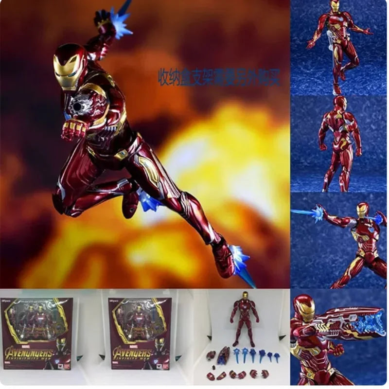 Marvel Comics Avengers 3 Infinite War Mk50 Shf Iron Man Activity Doll Model Children Christmas Birthday Gifts Toys Gifts