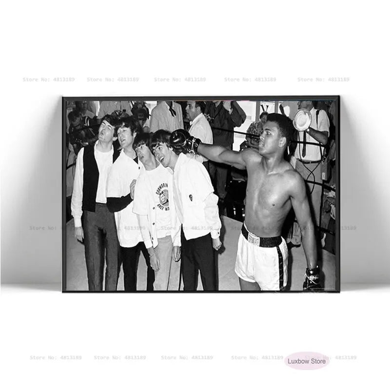 Muhammad Ali Inspirational Boxing Legend Canvas Art Poster  HD Wall Decor for Living Room Home Decor  Classic Motivational Print