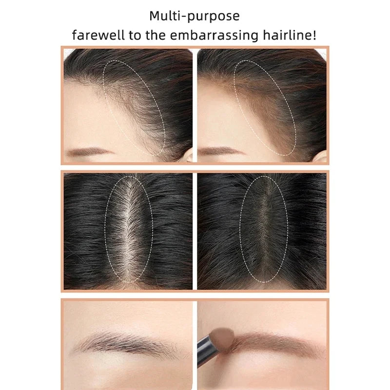 Hair Line Modified Repair Stick Pen Instantly Black Root Cover Up Natural Hair Filling Hairline Shadow Powder Hair Coverage