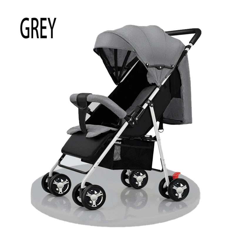 3 in 1 Baby Stroller Prams Lightweight Stroller Compact Foldable Stroller Newborn Stroller Travel System Pushchair Baby Buggy