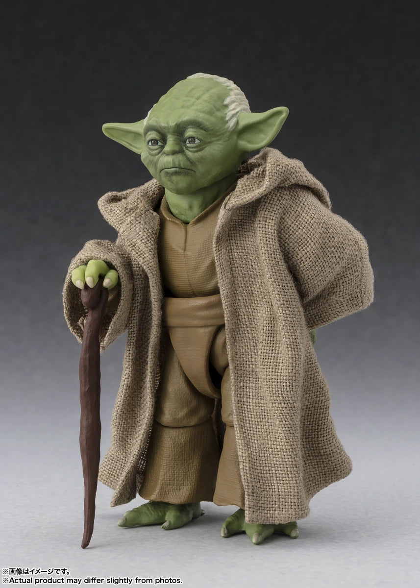 In stock Original Bandai Star Wars: Episode III S.H.Figuarts Obi-Wan Kenobi Master Yoda Anime figure Model Toy collectibles Gift