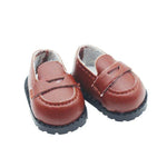 1 pair Multi Colours Labubu Doll Shoes Labubu Bow Shoes for 17cm Labubu Accessories Doll Finger Shoes Doll Leather Shoes