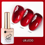 UR SUGAR 15ml Blood Red Jelly Gel Nail Polish Translucent Color Crystal Nude Gel Nail Art Varnish For Fall Winter Manicure
