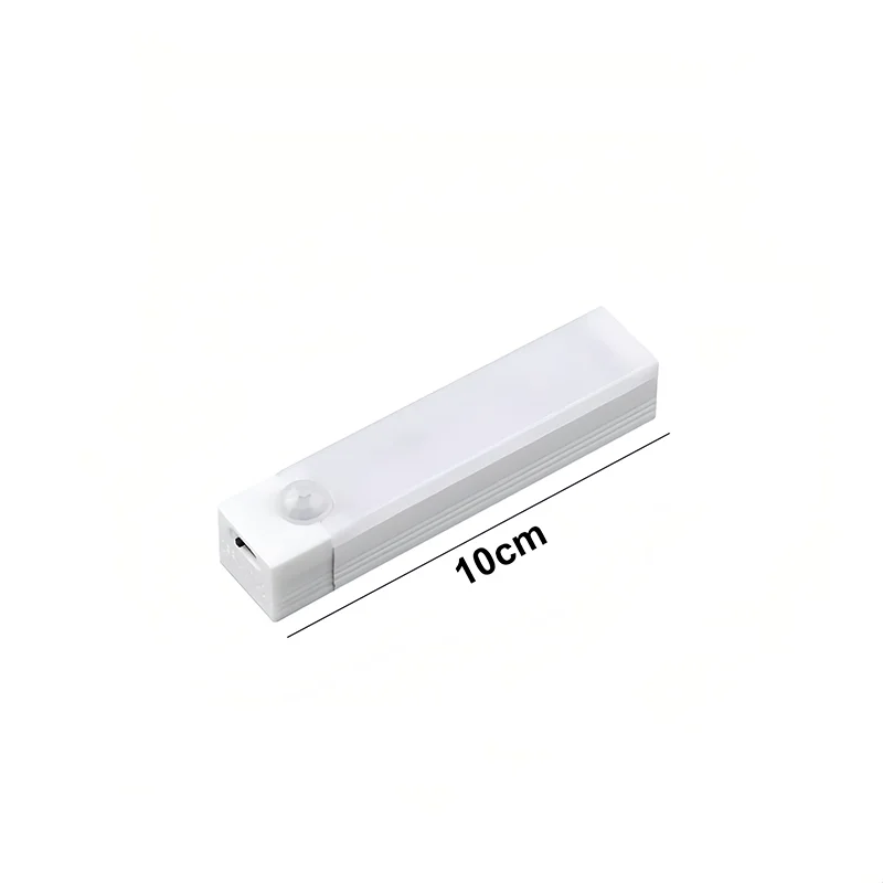 Under Cabinet Dimmable LED Motion Sensor Night Light USB Charging Magnetic Induction Lamp for Bedside, Wardrobe, Stairway