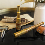 Retro Brass Monocular Telescope Study Desktop Ornaments Home Decoration Model Room Shooting Window Display Handmade Telescope