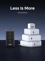 UGREEN 200W Travel GaN Charger PD 3.1 140W QC4.0 3.0 Quick Charge For Macbook Pro Laptops iPhone 17 16 Samsung S25 Xiaomi Tablet