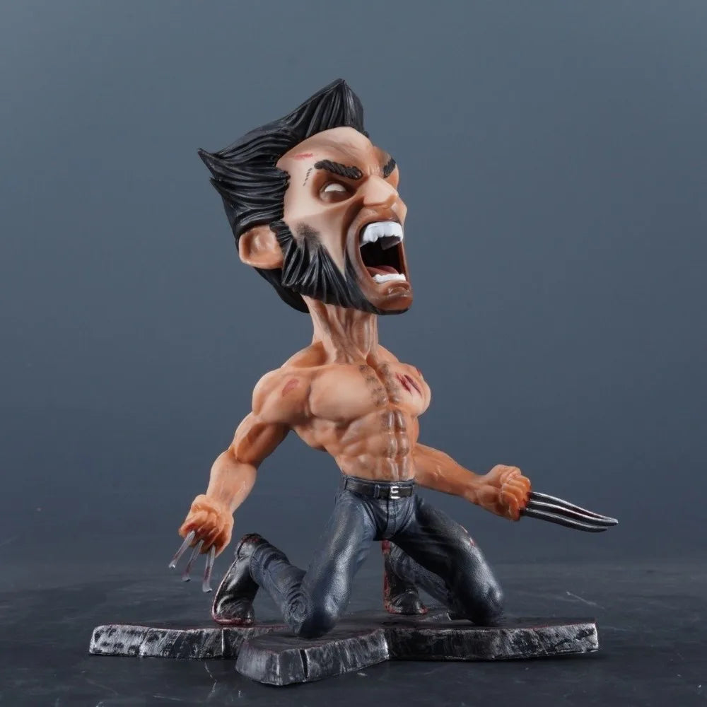 17cm/6.69in The Marvel Movie X-Men Origins Hugh Jackman Wolverine Action Figures Pvc Statue Collection Model Toys Gifts