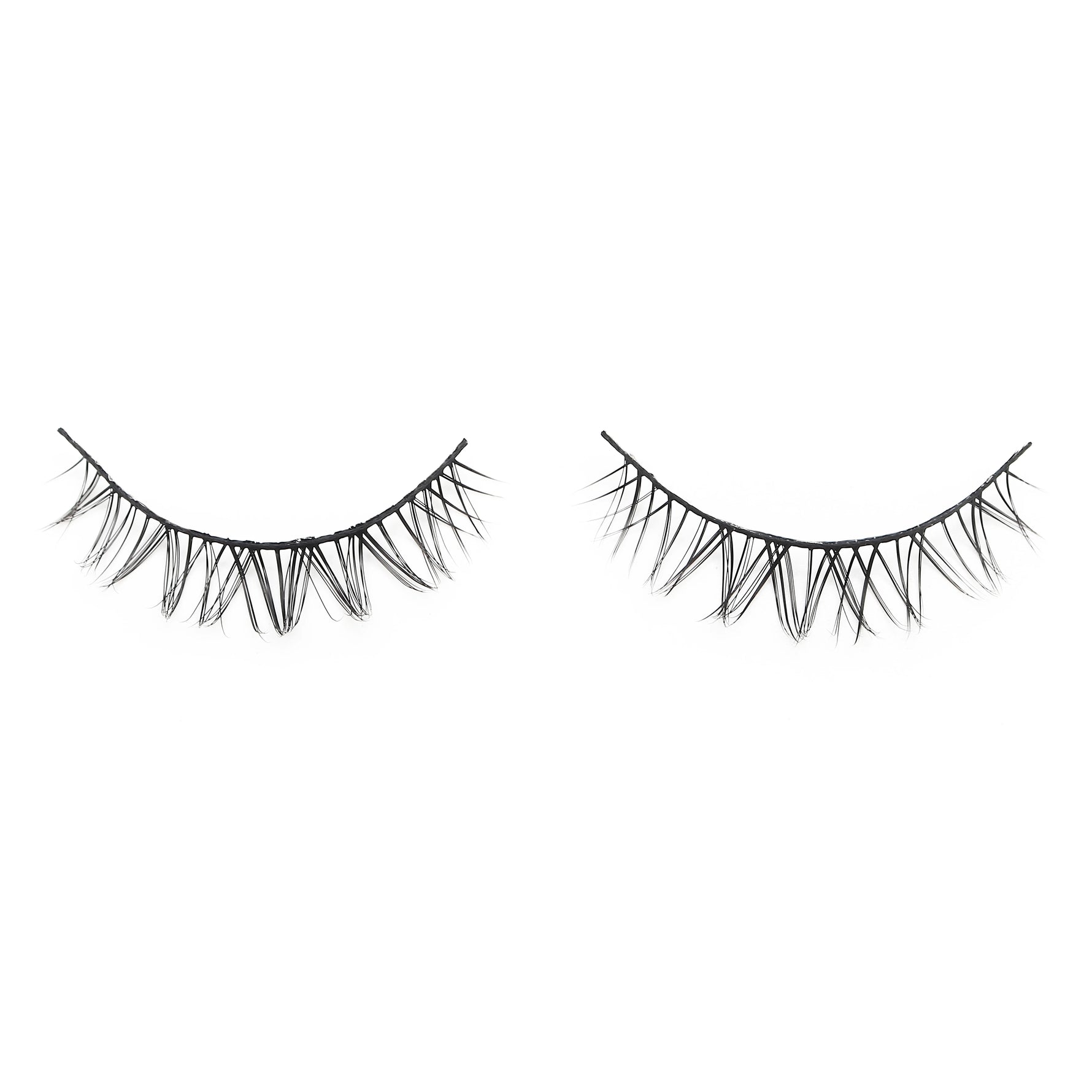DINGSEN Fake Eyelash Anime Lashes 5 Pairs Little Devil Eyelashes Natural Daily Makeup Manga Eyelashes Clear Band Eyelashes