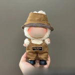 Only clothes are suitable for LABUBUBU, LABUBUBU, baby clothes, 17cm pendants, plush toys, fashion clothes, suits and skirts.