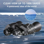 Military 20x50 Powerful Long Range Binoculars Zoom HD BAK4-Prism High Magnification Professional Telescope for Hunting Tourism