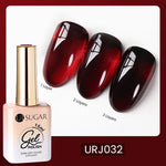 UR SUGAR 15ml Blood Red Jelly Gel Nail Polish Translucent Color Crystal Nude Gel Nail Art Varnish For Fall Winter Manicure