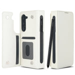 for Samsung Galaxy Z Fold 5/4/3 Phone Case,【RFID Blocking】for Women Men with Card Holder Leather Protective Cover for Z Fold 5