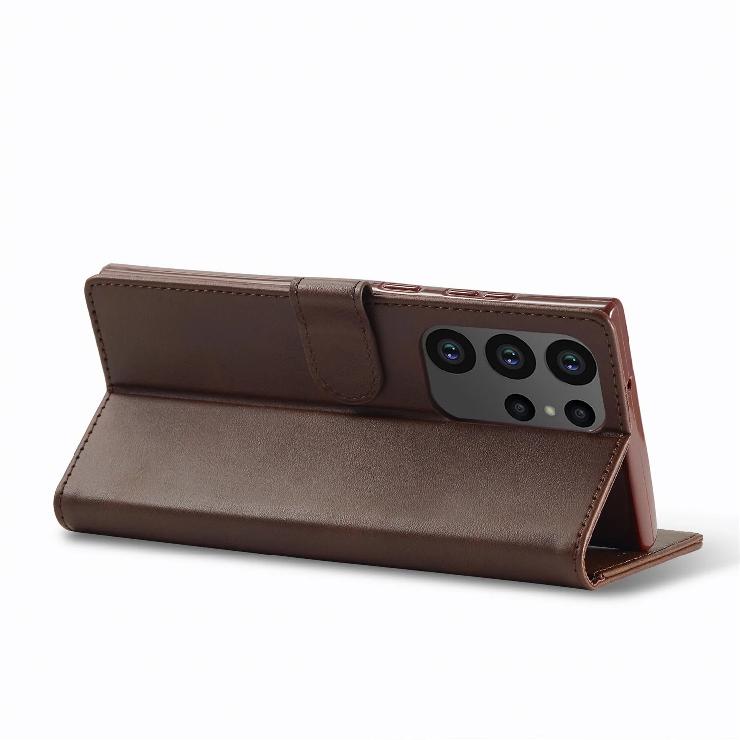 Leather Case for Samsung Galaxy S23 S24 S25 FE Ultra Plus Edge A07 A17 A35 A55 A06 A16 A26 A36 A56 5G Flip Wallet Card Holder