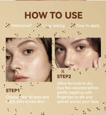 Waterproof Freckle Pen Natural Lifelike Fake Freckles Pen for Lasting Look Dot Spot Pen Makeup for Women Makep Light/Dark Brown