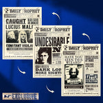 Genuine Harry Potter Raster Poster, Prophet Wanted Poster, Scene Poster, Movie Restoration Multi Scene Gradient Poster