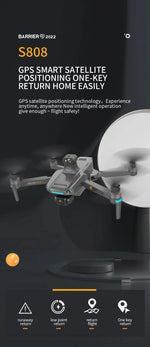 S808 PRO Drone 5G GPS Professional 8K Dual Camera 3-axis Anti-Shake Gimbal Obstacle Avoidance Wifi FPV Brushless Drone