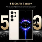 S24 Ultra,Smartphone Android,6.8 inch,8GB RAM,256GB，512GB 1TB ROM,Dual SIM,Mobile phone,Google Play Store,24+48MP,5500mAh