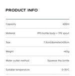 ROCKBROS Bicycle Water Bottle 600ML PP Sports Cup Cycling Kettle Outdoor Camping Hiking Squeeze Bike Cup