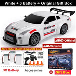 New 4WD Remote Control Drift Car Full Size 1:24 Mini Remote Control Racing Car Model 2.4G Radio High Speed RC Car Boy Toy Gift