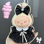 Sweet Princess Style Doll's Cloth for Labubu 17cm The Monster Outfit Accessories Clothing DIY Kids Gift High-quality Dress Cloak