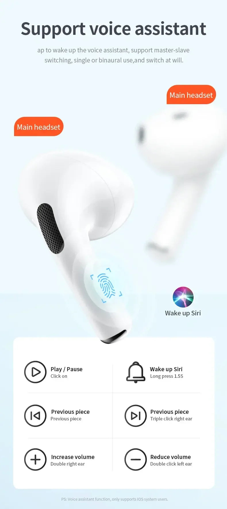 Original Lenovo LP40 Bluetooth 5.0 TWS Wireless Earphones Human Ear Design Headset Simple Operation Easy to Grasp Headphones