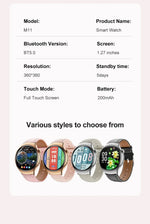 GUHUAVMI Smart Watch Women GPS Trajectory Heart Rate Blood Pressure NFC Bluetooth Call 1.27inch AMLOED Smartwatches Ladies