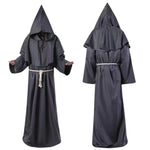 Monk Clothing Ancient Costume Medieval Monk Robe Wizard Clothing Priest Clothing Halloween Cos Costume