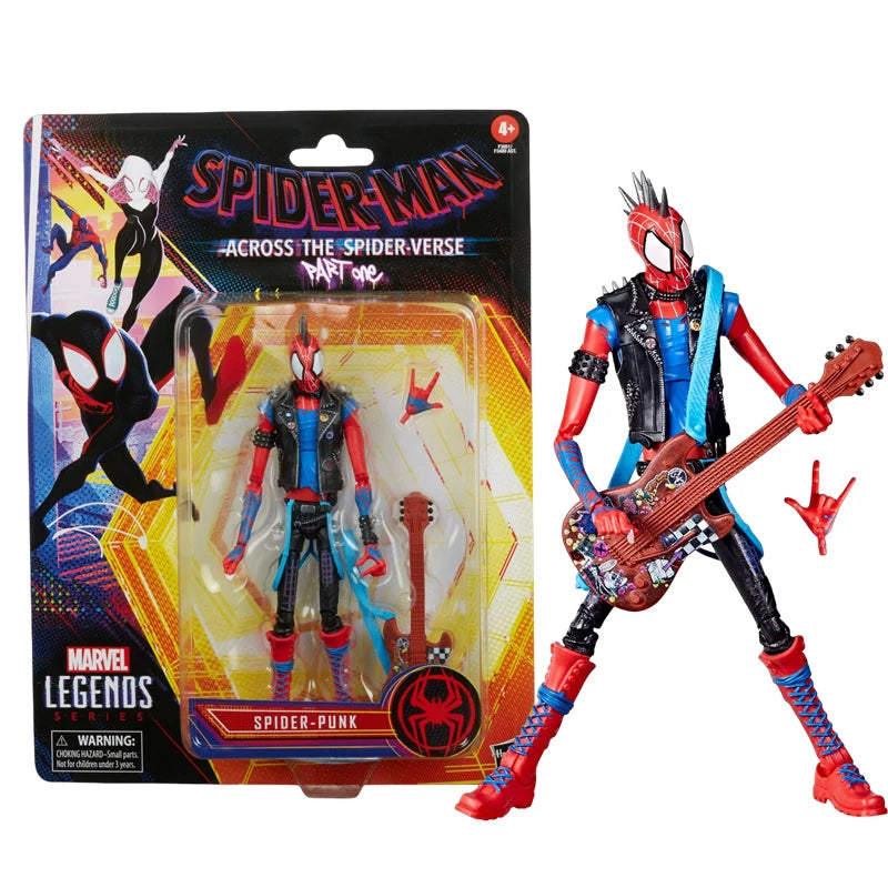 Hasbro Spider Man 2099 Miguel O Hara legends Venom Deadpool Action Figure Toys Change Face Statue Model Doll kids for Toy Gift