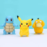 Hot Pokemon Anime Figures Pikachu Toys Model Charmander Psyduck Squirtle Jigglypuff Bulbasaur Kawaii Collect Dolls Action Figure