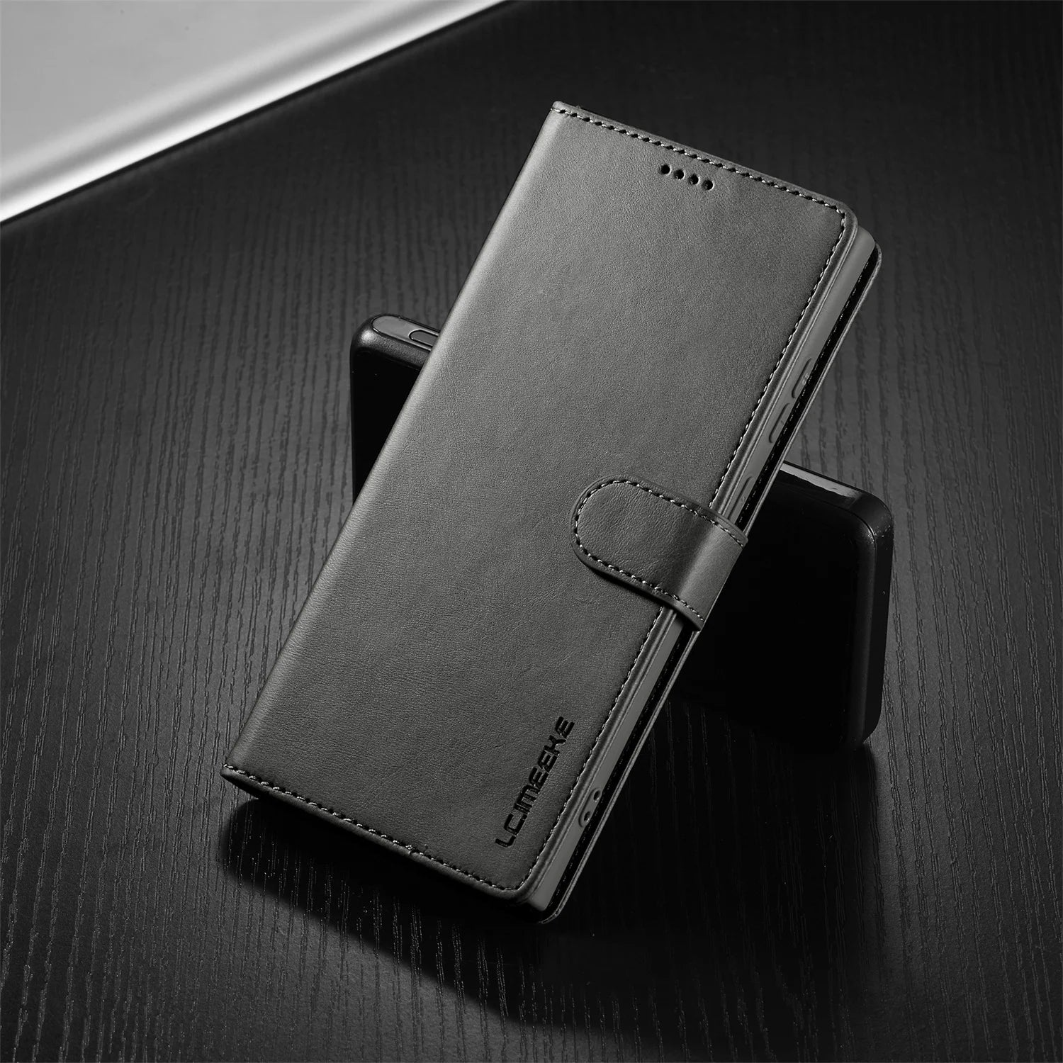 Leather Case for Samsung Galaxy S23 S24 S25 FE Ultra Plus Edge A07 A17 A35 A55 A06 A16 A26 A36 A56 5G Flip Wallet Card Holder