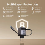 UGREEN 65W GaN Charger With Retractable USB C Cable For iPhone 17 16 Pro Samsung Xiaomi Laptop Macbook Tablet PD Fast Charger