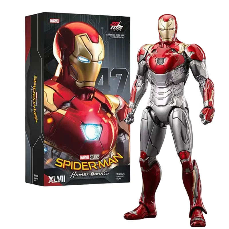 ZD Toys Marvel Studios Iron Man MK3 Action Figure MK35 MK24 MK40 MK38 Tony Stark Ironman Figure Action Collect Toy Gift