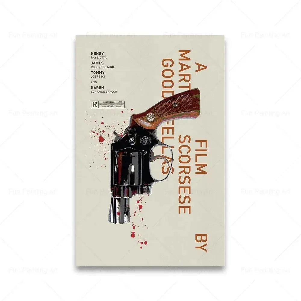 Classic TV Series Show The Sopranos Family Prints Canvas Painting  Wall Art Living Room Home Decor