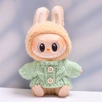 17cm Cute Mini Plush Doll'S Clothes Outfit Accessories For Korea Kpop Exo Labubu Idol Dolls Sweater Clothing DIY Kids Girl Gift