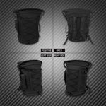 Motorcycle 50L Luggage Backpack Multifunction Tail Rack Bag Travel Outdoor Sports Expandable Sissy Bar Backrest Bag With Straps