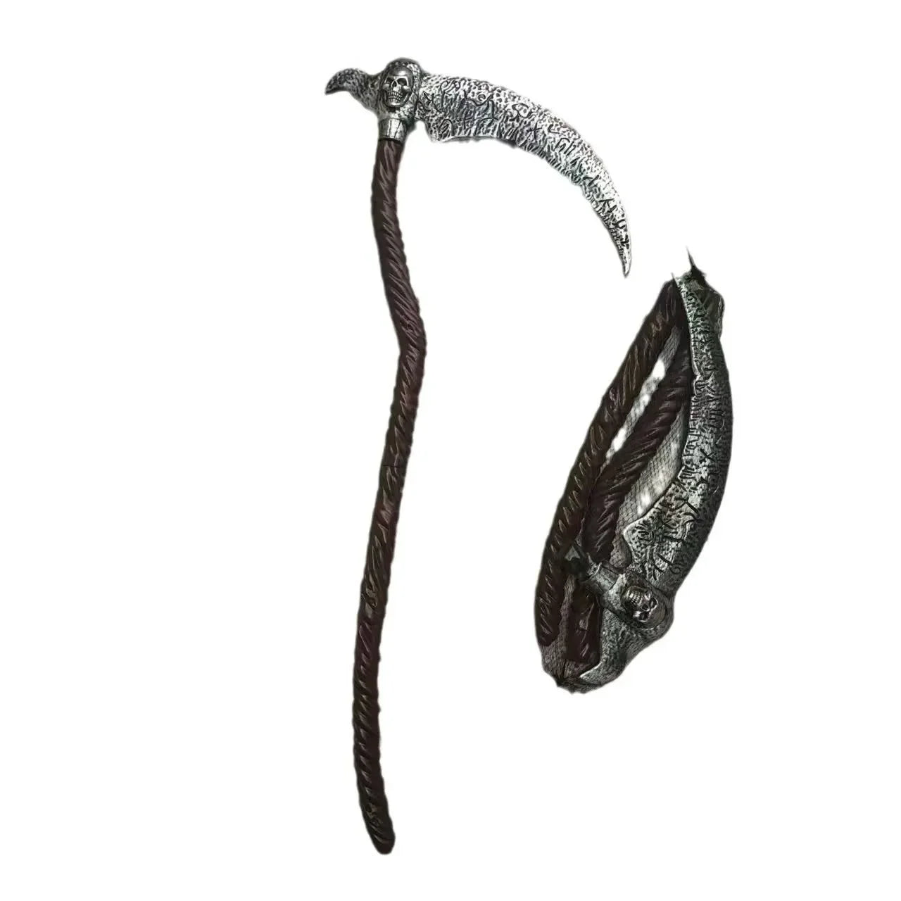 Halloween Weapon Skull Ghost Devilish Red Cross Death Scythe Pirate Knife Props Customizable Party Decorations Home Goods