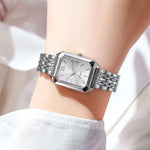 Fashion Rectangle Women Quartz Watch Luxury Analog Wristwatches Reloj Mujer Girls Clock Gift（Without Box）