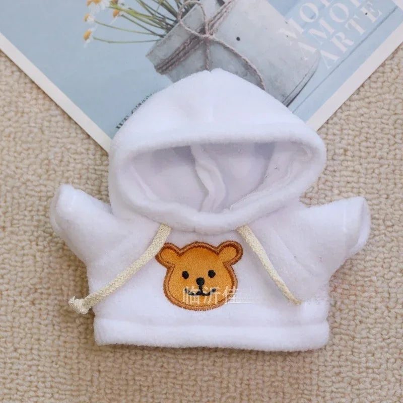 Labubu Doll Clothes Hoodie Labubu Idol V1 V2 Dolls Clothing Accessories 15/17cm Plush Doll Universal