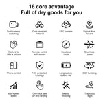 V666 Mini Rc Drone 8K HD 4ch 6-Axis Headless Mode Helicopter 360° Flip Remote Control Quadcopter Toys Mini Drone Fors Kid Gifts