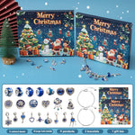 2026-Christmas Advent Calendar DIY Bracelet Accessories Pendant Blind Box Christmas Decorations Gift New Year's Eve Decorations
