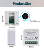 Tuya Smart WiFi Switch For Lighting RF 433MHz Wireless Switch Smart Life APP Voice Control Work With Alexa Google Home Alice