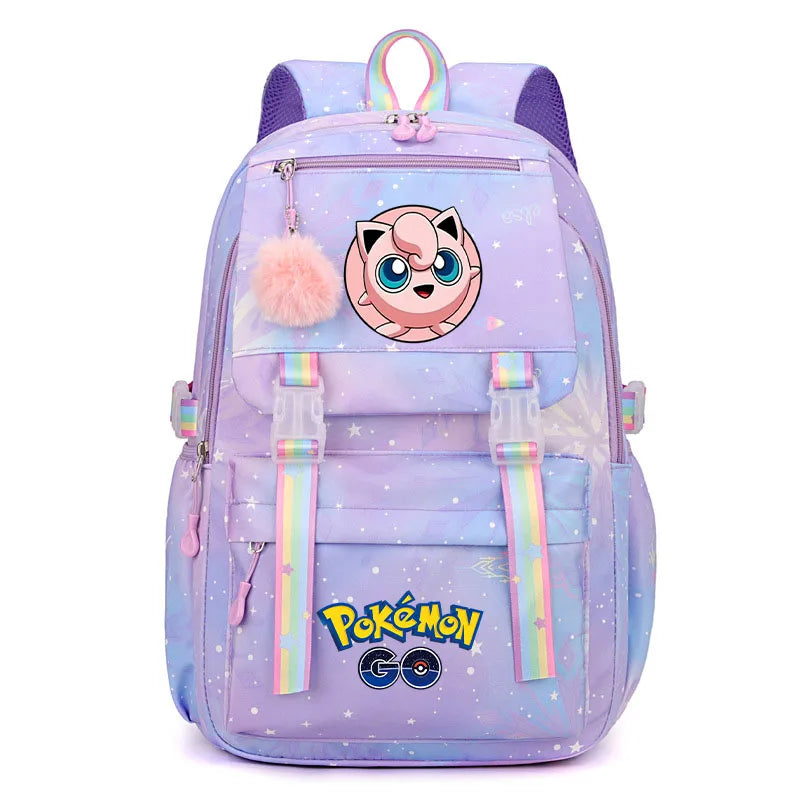 Pokémon Backpack for Kids & Teens – Pikachu & Charmander School Bag (Back-to-School Gift)